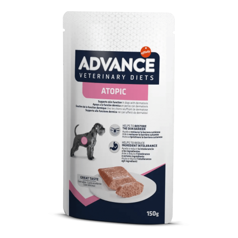 ADVANCE DIET Atopic - mokra karma dla psów z problemami skórnymi 150g - 2
