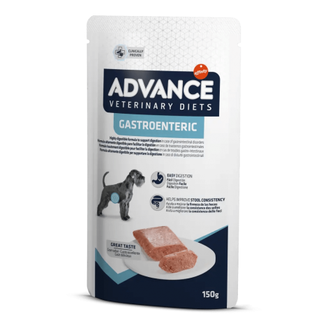 ADVANCE DIET Gastroenteric - mokra karma dla psów z problemami układu pokarmowego 150g - 2
