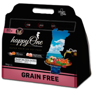 HappyOne Grain-Free Mediterraneum Cat 3Kg koty dorosłe