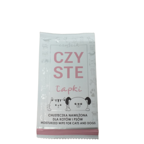 TOP-SERVIS Chusteczki Czyste Łapki opakowanie 50 sztuk