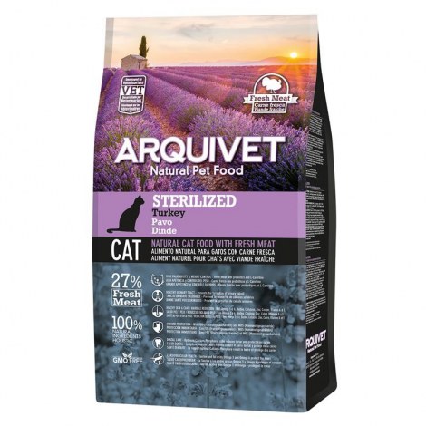 PRÓBKA Arquivet Sucha karma dla kotów sterylizowanych z indykiem 60 g - 2