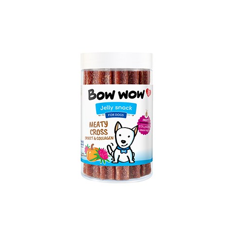 BOW WOW Paluszki krzyżowe mięsne z insektami i kolagenem 18szt [BW286]