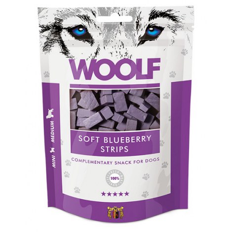 Woolf Soft Blueberry Strips 100g - 2