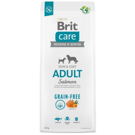 Brit Care Grain Free Adult Small & Medium Salmon 12kg - 2