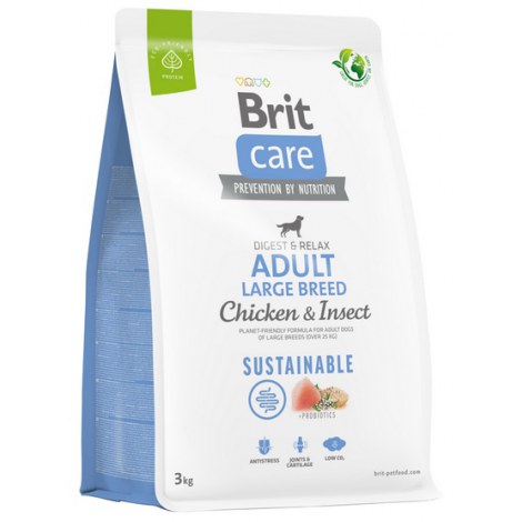 Brit Care Sustainable Large Breed Chicken & Insect 3kg