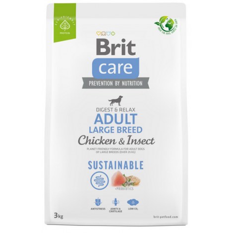 Brit Care Sustainable Large Breed Chicken & Insect 3kg - 2