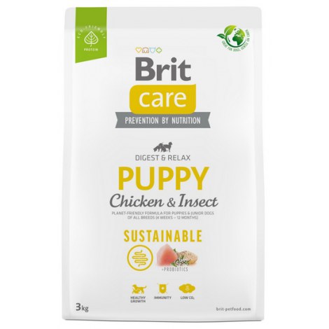 Brit Care Sustainable Puppy Chicken & Insect 3kg - 2