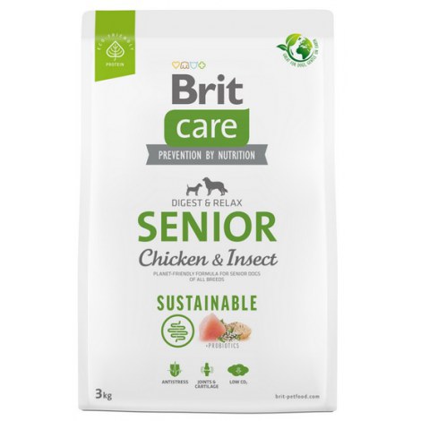 Brit Care Sustainable Senior Chicken & Insect 3kg - 2