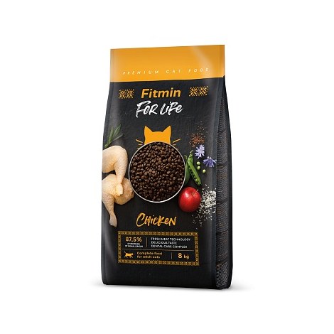FITMIN cat For Life Adult Chicken 8kg
