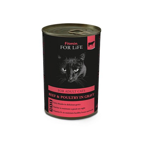 FITMIN cat tin adult beef 415g