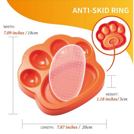 PDH Paw 2-in-1 Mini Orange Easy - Miska dla psa pomarańczowa [PDHF011] - 3