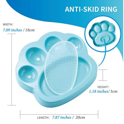 PDH Paw 2-in-1 Mini BLue Easy - Miska dla psa niebieska [PDHF013] - 3