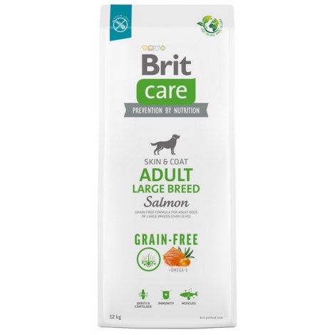 Brit Care Grain Free Adult Large Breed Salmon 12kg - 2