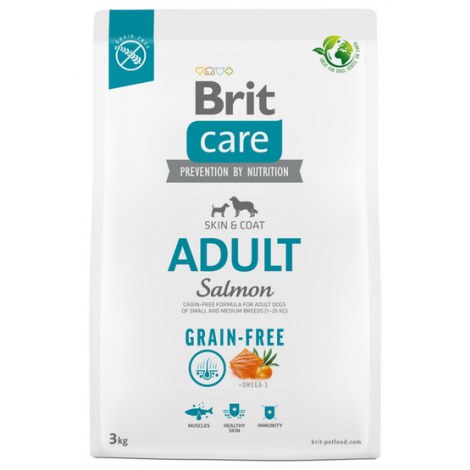 Brit Care Grain Free Adult Small & Medium Salmon 3kg - 2