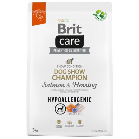Brit Care Hypoallergenic Dog Show Champion Salmon & Herring 3kg - 2
