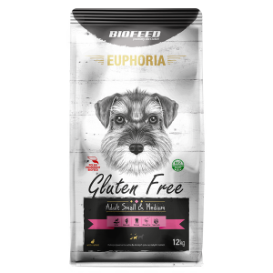 Sucha karma dla psa EUPHORIA Gluten Free z Królikiem (małe i średnie rasy) 12 kg