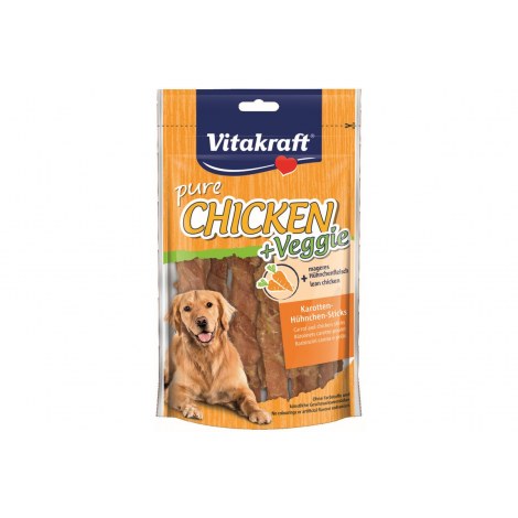 VITAKRAFT CHICKEN Veggie kurczak+marchew 80g d/psa