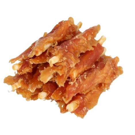 HILTON Chicken Inserted with white rawhide stick/Filet z kurczaka na patyku 500g