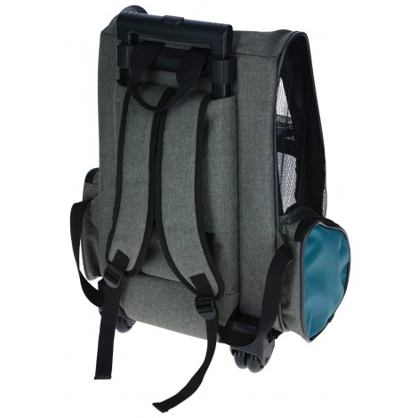 KERBL Torba transportowa dla psa Vacation 41x26x55x103cm, szaro-niebieska [80570] - 4