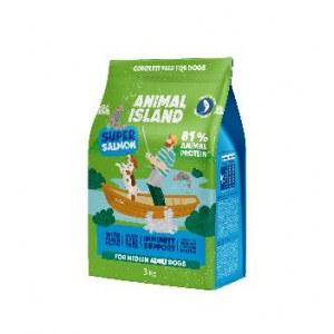 Sucha karma dla Psa Animal Island łosoś 3 kg