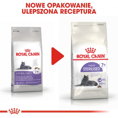 Royal Canin Sterilised 7+ karma sucha dla kotów dorosłych, od 7 do 12 roku życia, sterylizowanych 10kg - 3