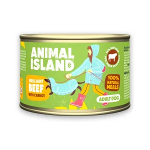 Mokra karma dla Psa Animal Island wołowina z marchewką 410g
