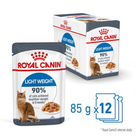Royal Canin Light Weight Care w galaretce karma mokra dla kotów dorosłych, z tendencją do nadwagi saszetka 85g - 4