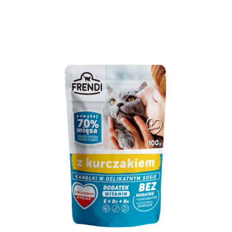 FRENDI Kawałki w sosie z kurczakiem 100g