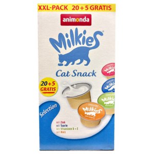 Animonda Kot Milkies Selection Mix 25x15g (20+5 gratis)