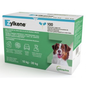 Vetoquinol Zylkene 225mg dla psów 10-30kg - blister 10 kapsułek