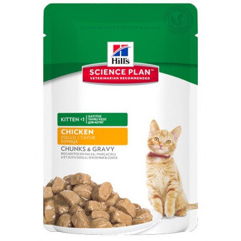 Hill's Science Plan Feline Kitten Kurczak saszetka 85g - 2