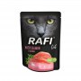 Rafi Cat saszetka 10 x 300 g MIX SMAKÓW + GRATIS próbka Divinus Cat Complete 100g - 4