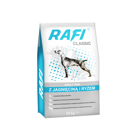 Rafi Classic z jagnięciną i ryżem 10 kg