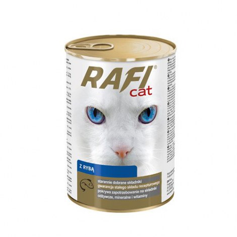 Zestaw MIX smaków Rafi Cat  ryba, kurczak, wołowina 24 x 415 g - 4