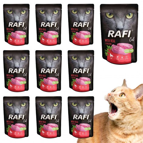 Rafi Cat saszetka cielęcina 10 x 100 g - 3