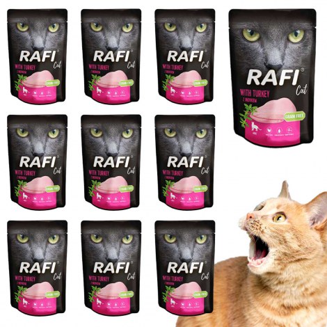 Rafi Cat saszetka indyk 10 x 100 g - 3