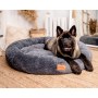 MIMIKO Pets Legowisko Shaggy okrągłe XXL 100cm grafitowe - 3