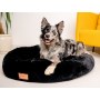 MIMIKO Pets Legowisko Shaggy okrągłe XXL 100cm czarne - 3