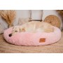 MIMIKO Pets Legowisko Shaggy okrągłe XXL 100cm różowe - 4