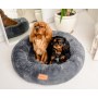 MIMIKO Pets Legowisko Shaggy okrągłe XL 75cm grafitowe - 3
