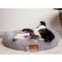 MIMIKO Pets Legowisko Shaggy okrągłe XL 75cm szare - 3