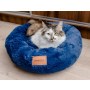 MIMIKO Pets Legowisko Shaggy okrągłe L 60cm chabrowe - 3