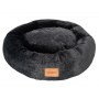 MIMIKO Pets Legowisko Shaggy okrągłe L 60cm czarne - 2