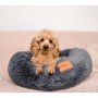 MIMIKO Pets Legowisko Shaggy okrągłe L 60cm grafitowe - 4