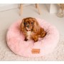 MIMIKO Pets Legowisko Shaggy okrągłe L 60cm różowe - 3
