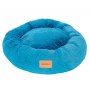 MIMIKO Pets Legowisko Shaggy okrągłe L 60cm turkusowe - 2