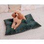 MIMIKO Pets Legowisko Poducha Velvet 70x50cm butelkowa zieleń - 3