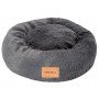 MIMIKO Pets Legowisko Shaggy okrągłe M 45cm grafitowe - 2