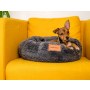 MIMIKO Pets Legowisko Shaggy okrągłe M 45cm grafitowe - 3