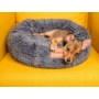 MIMIKO Pets Legowisko Shaggy okrągłe M 45cm grafitowe - 4